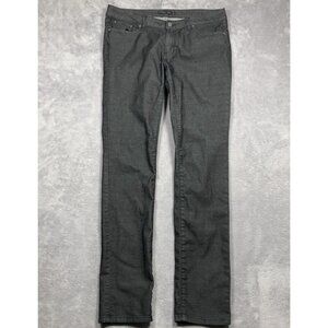 NWOT PRANA Women's Straight Leg Jeans - Dark Gray Size 12